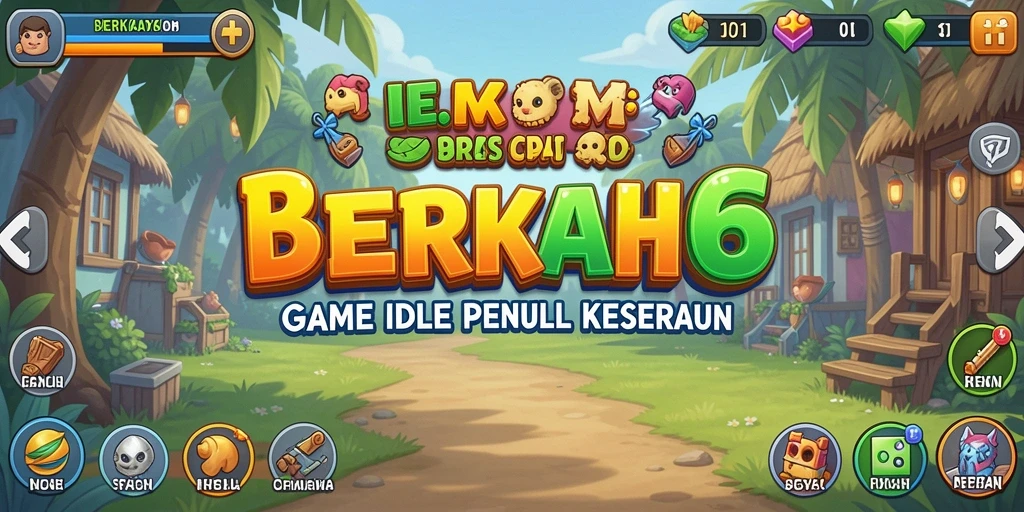 Tampilan gameplay yang menarik dari BERKAH6 dengan aktivitas Idle.