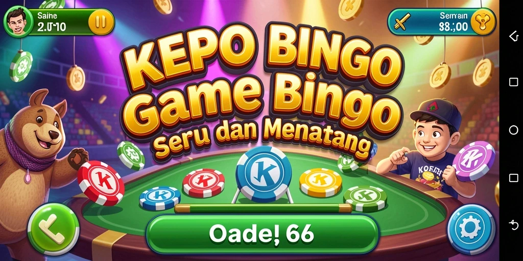 Screenshot gameplay KEPO66 menampilkan aksi Bingo yang seru.