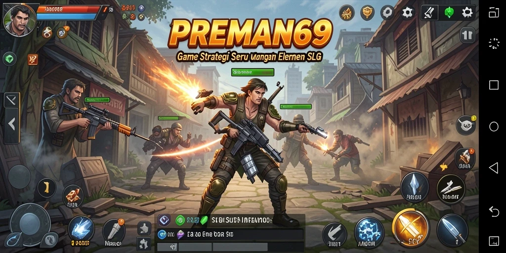 Tampilan mendebarkan dari pertempuran dalam PREMAN69.