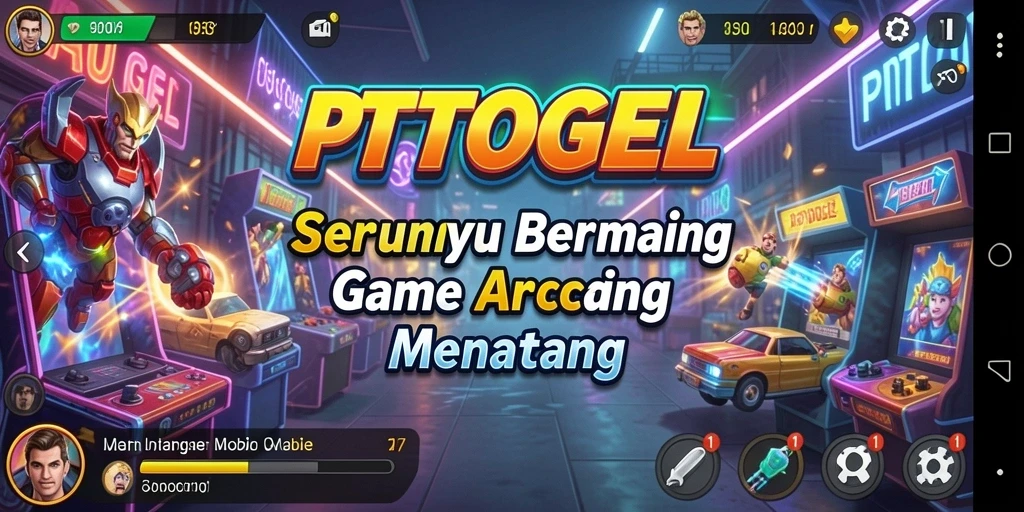 Menampilkan momen seru permainan PTTOGEL dengan gameplay yang menantang.