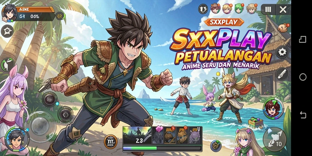 Tampilan menarik dari gameplay SXXPLAY yang penuh warna.
