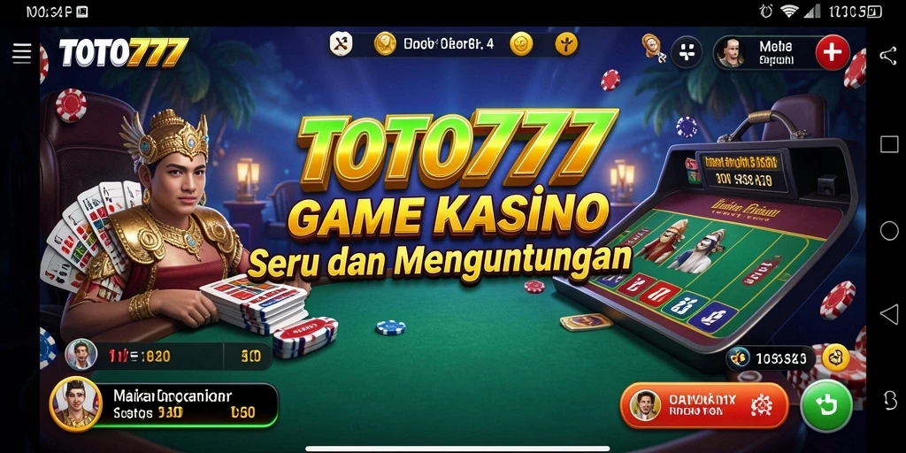 Screenshot gameplay TOTO777 yang menampilkan aksi permainan Kasino